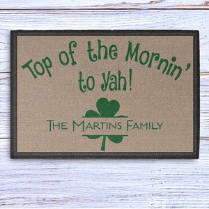 St. Patrick's Day Personalized Doormats T105