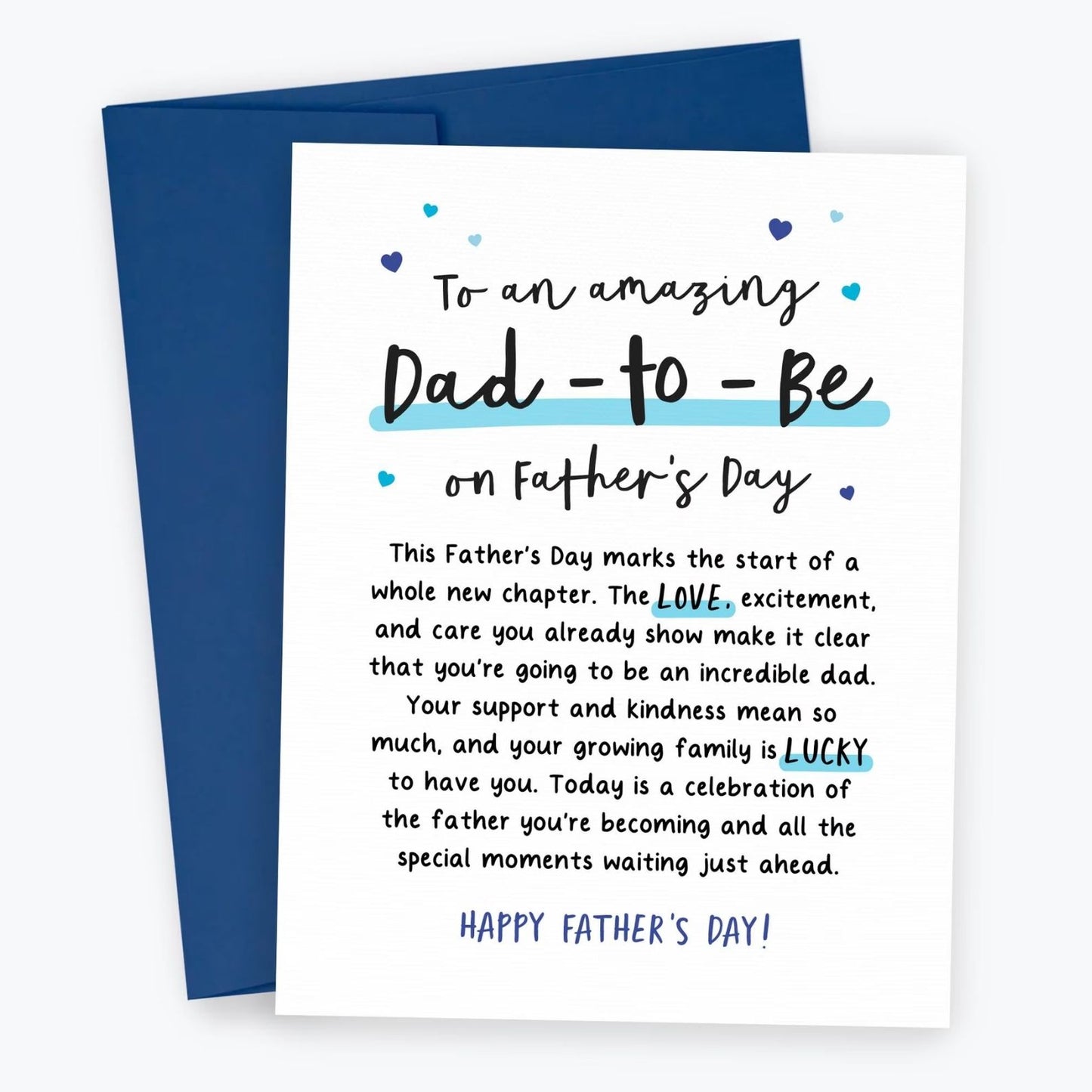 Heartfelt Card for Dad-To-Be