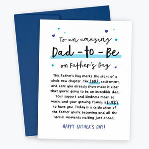 Heartfelt Card for Dad-To-Be