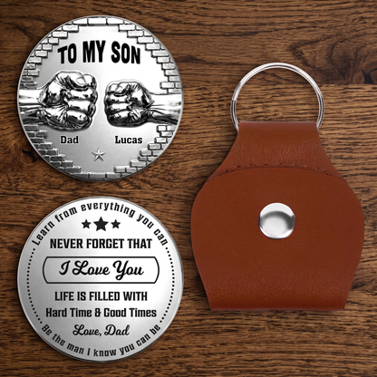 Personalized Never Forget That I Love You Pocket Hug Coin | Custom Keepsake Gift For Family 686490 WFD