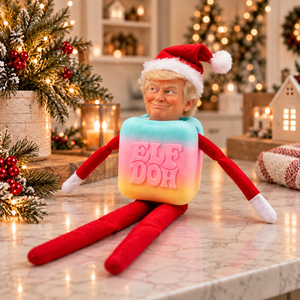 ElfDoh Squishy Elf Costume, 3D Printed Christmas Elf Outfit, Funny Trump Squishy Elf Accessory 686685 WFD