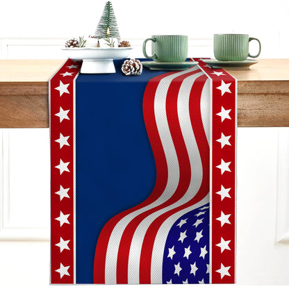 250 Years USA Patriotic Table Runner | America 250th Anniversary 1776–2026 Decor | Independence Day Table Decoration 683634