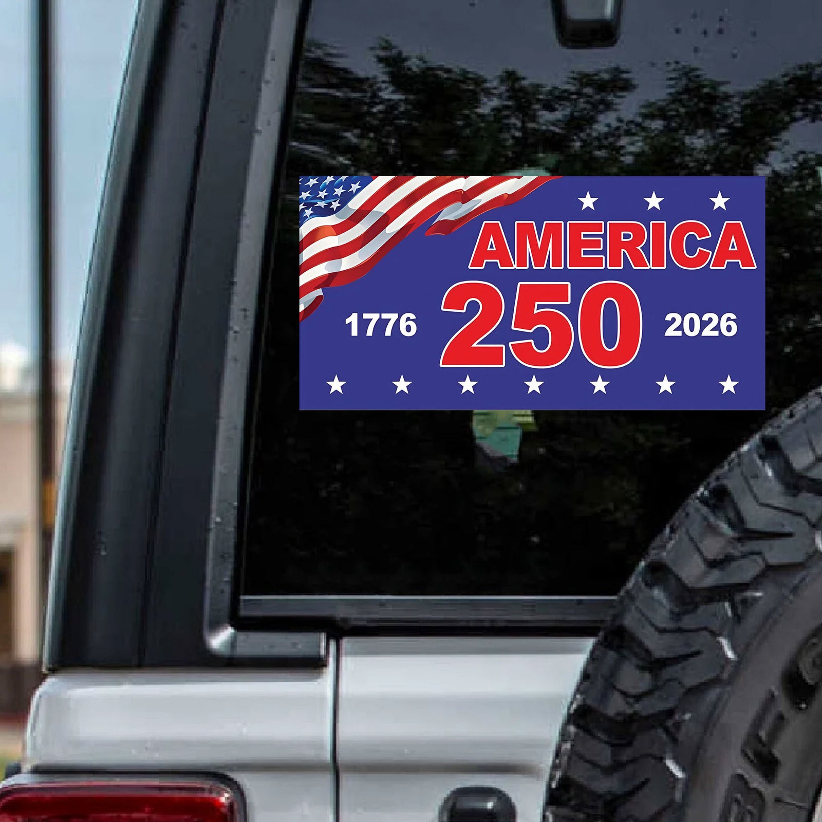 America 250 Years Decal | Happy 250th Birthday USA Car Decal | America 250th Anniversary Decal 682594
