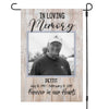 In Loving Memory Forever In Our Hearts Family Personalized Custom Photo Garden Flag