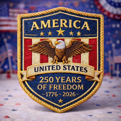 Embroidered USA 250 Anniversary Patch | Patriotic 4th of July Patch 684571