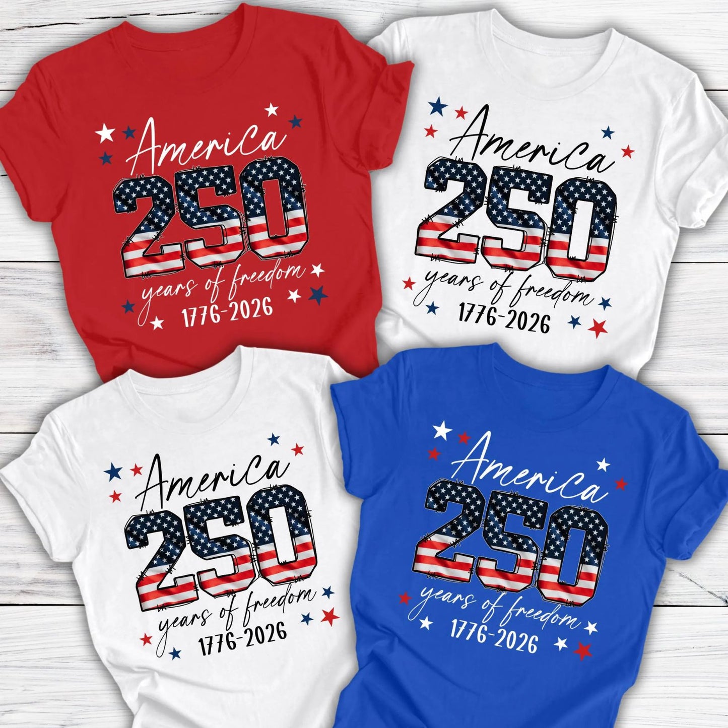 USA 250th Anniversary Shirt | USA 250th Anniversary Independence Day Shirts | 4th July 250th Year Shirts 685187 WFD