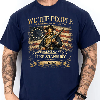 Personalized We The People Dark Shirt | Revolutionary War Tee, Patriotic Tee 684484
