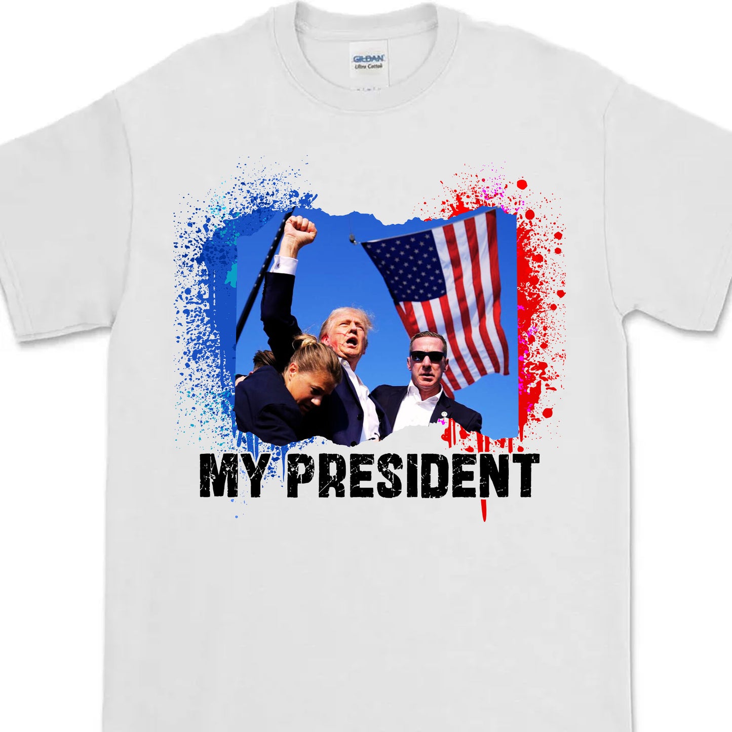 Trump Is My President | Trump Fight 2024 Shirt Pennsylvania Rally | Shirt Bright C1113 - GOP