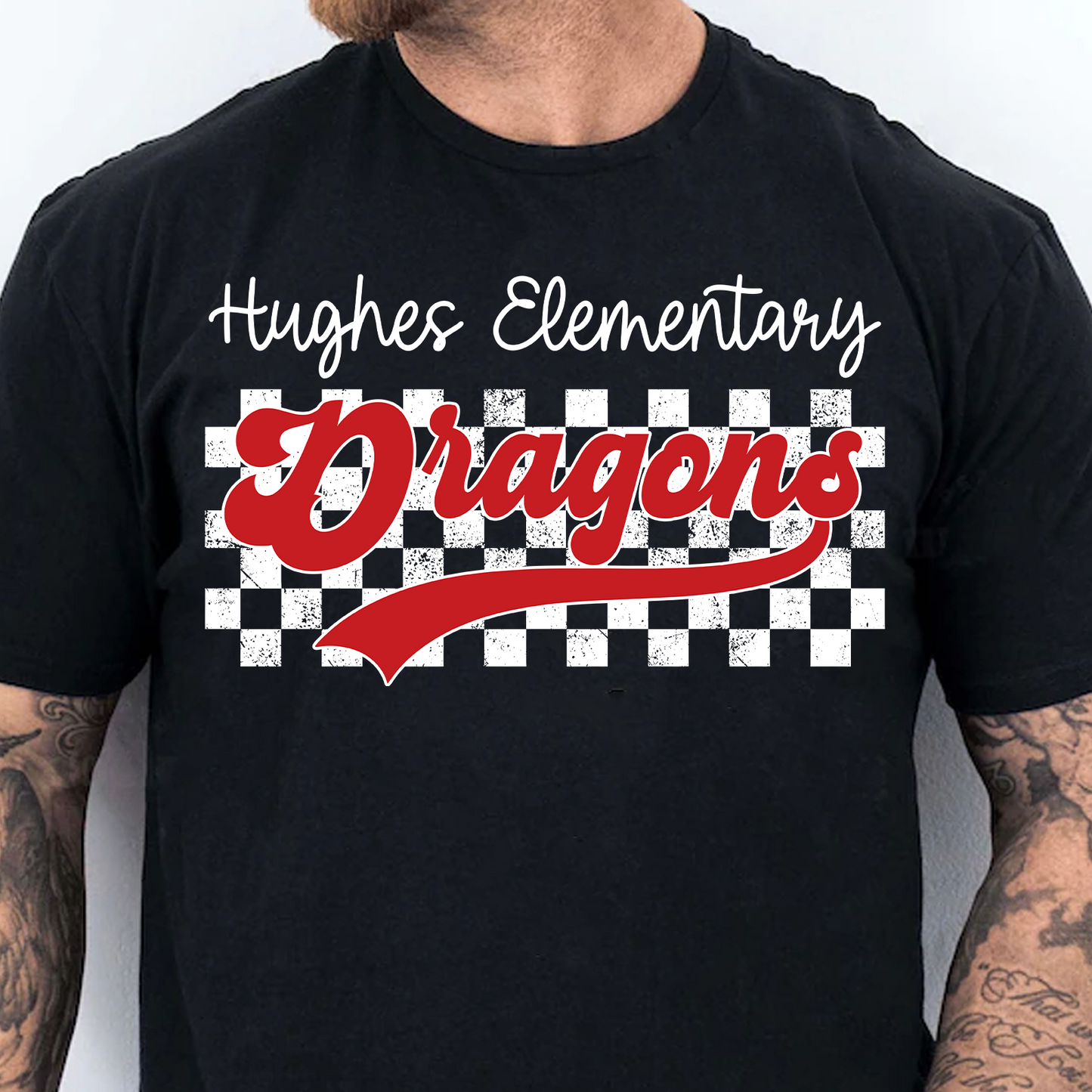 Custom Name Mascot Dark Shirt, Personalized School Team Name Tee, Back to School Gift 685485