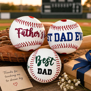 Custom Name Embroidered Baseball | Father’s Day Gift For Sports Lovers 685086