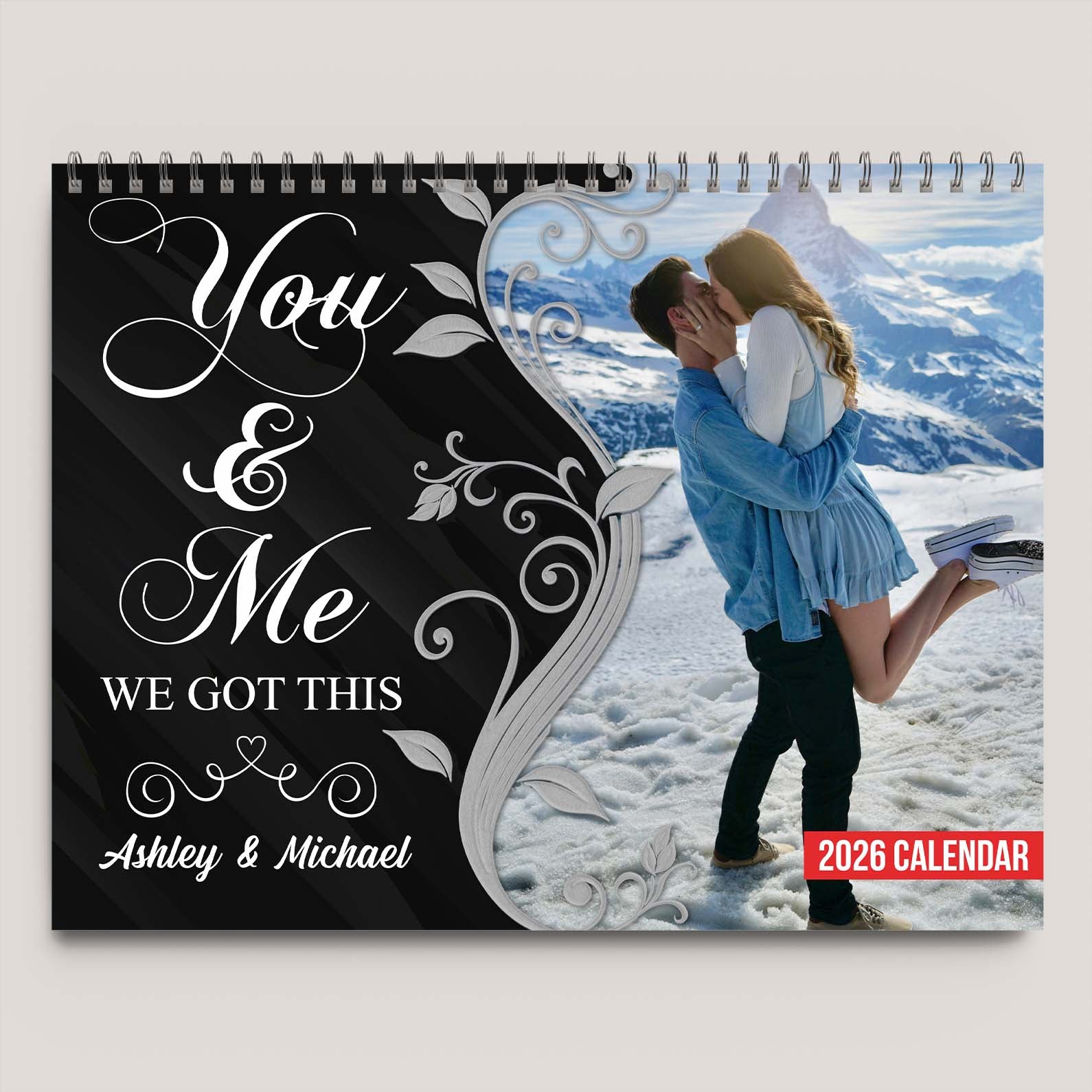 You Me We Got This Photo Couple Calendar 2026 | Personalized Custom Wall Calendar 683379
