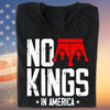 No King in America Shirt, Vintage Patriotic Tee, Anti Trump Anti MAGA Dark Shirt 682474