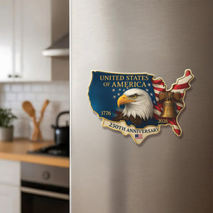 United States of America 250 Years Fridge Magnet, 250th Anniversary 1776–2026 Fridge Magnet 683127