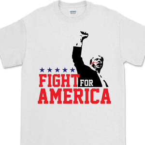 Fight For America Shirt | Trump Shot Fight Shirt | Donald Trump Shirt Bright C1110 - GOP