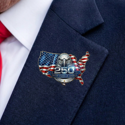 250 Years USA Anniversary Lapel Pin | Pack Of 10 Semiquincentennial Patriotic Pins 684625