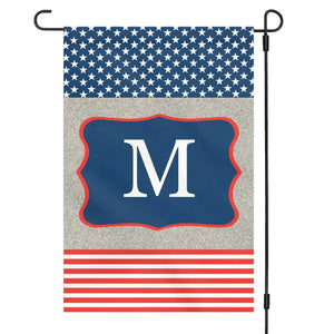 Patriotic Garden Flag 4th Of July Personalized Custom Garden Flag H378