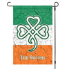 Shamrock Irish Flag Personalized Custom Garden Flag C161