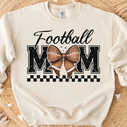 Football Mom Sweatshirt – Game Day Vibes, Sporty Mama Shirt, Cheer Mom Gift, Mother's Day Football Lover Apparel 682151