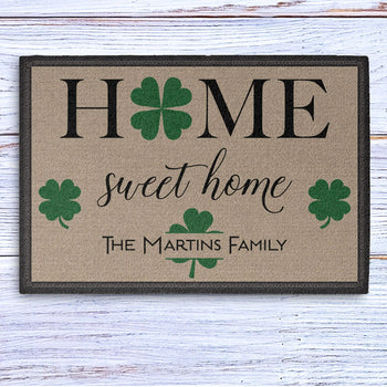 St. Patrick's Day Personalized Doormats T104