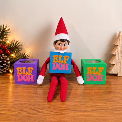 ElfDoh Squishy Inspired Costume, Christmas Elf Accessory, Funny Holiday Gift 686680 WFD