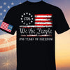 We The People 250 Years Shirt | Happy 250th Birthday USA Shirt | Patriotic 4th of July Tee Flag On Sleeve | America 250th Anniversary | Independence Day Shirt 682580