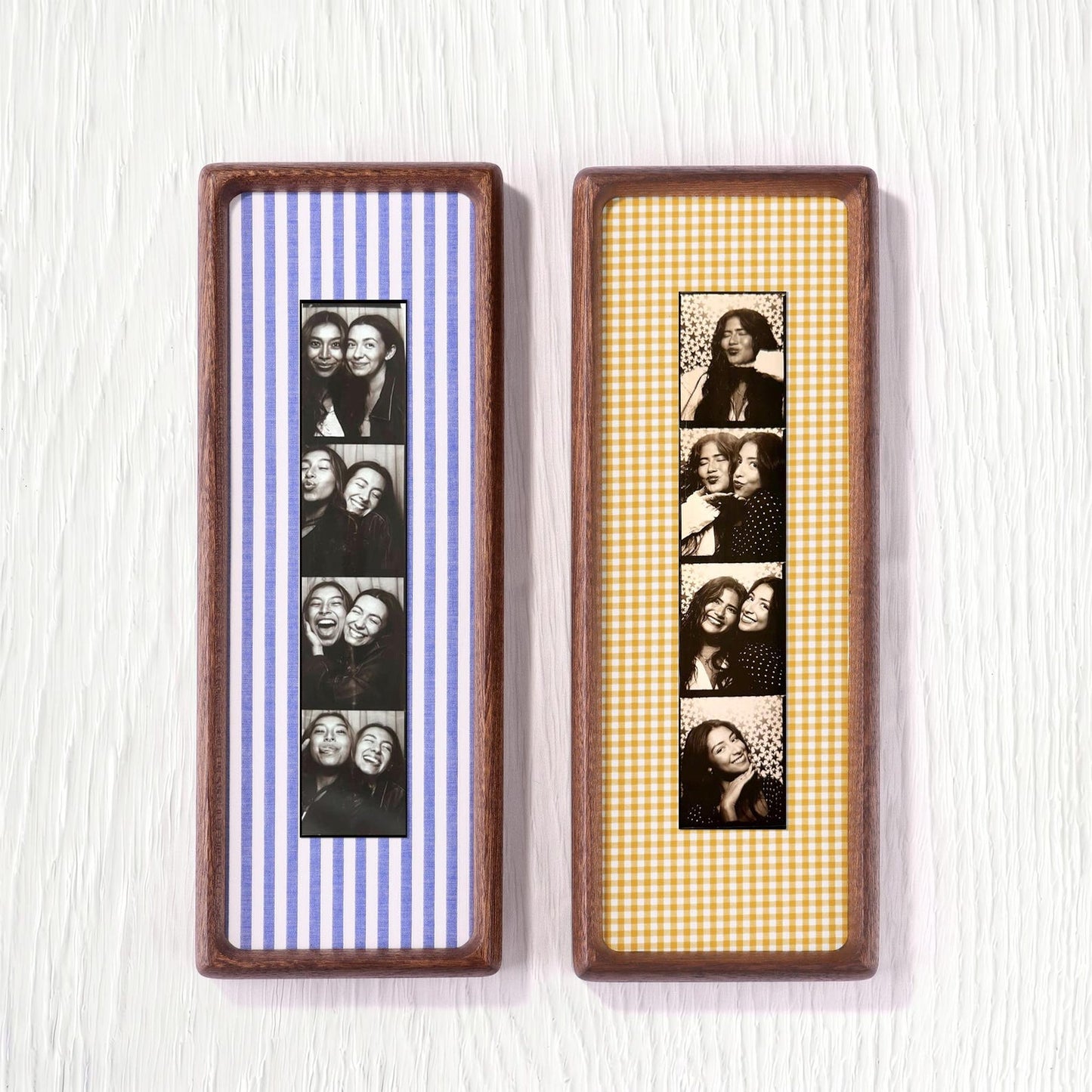 Custom Bestie Photo Fabric Mat Frame, Personalized Best Friend Photobooth Strip Frame, Anniversary Gift For Bestie 685600 WFD