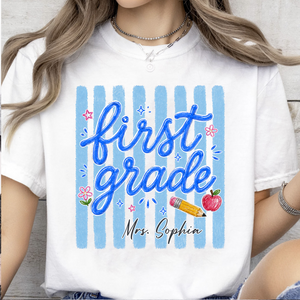 Custom Grade Level Shirt, Personalized Teacher Team Tee, Back To School Gift 685462