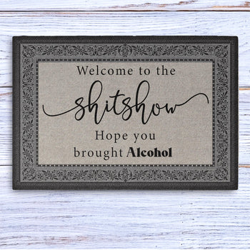 Welcome To The Shitshow Personalized Doormat