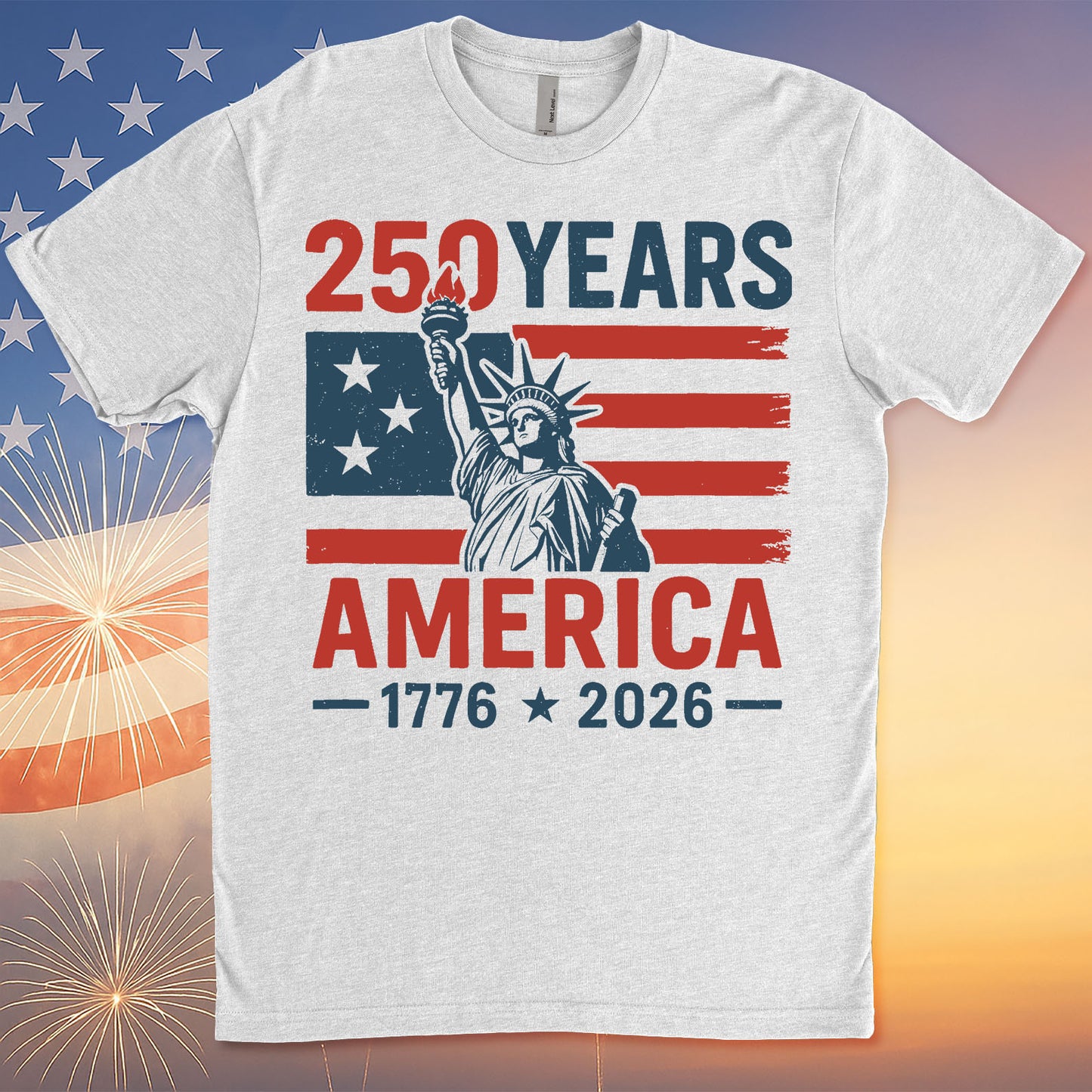 250 Years USA 1776-2026 Shirt | Happy 250th Birthday USA Shirt | America 250th Anniversary Tee | Independence Day T-Shirt 682492