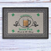 Irish Pub St. Patrick's Day Personalized Custom Door Mat