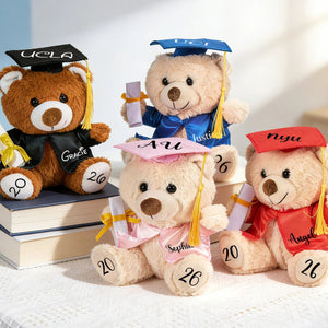 Grad Bear With Name & Year | Personalized Graduation Teddy Bears | Class of 2026 Gifts 684745