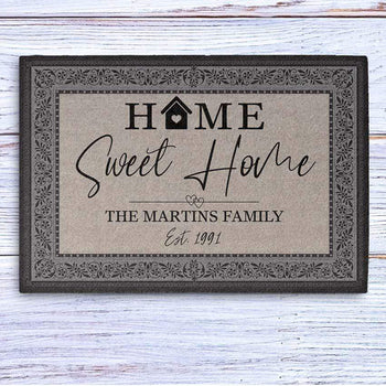 Home Sweet Home Personalized Doormats
