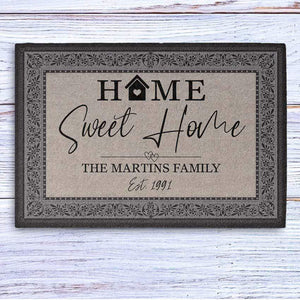 Home Sweet Home Personalized Doormats