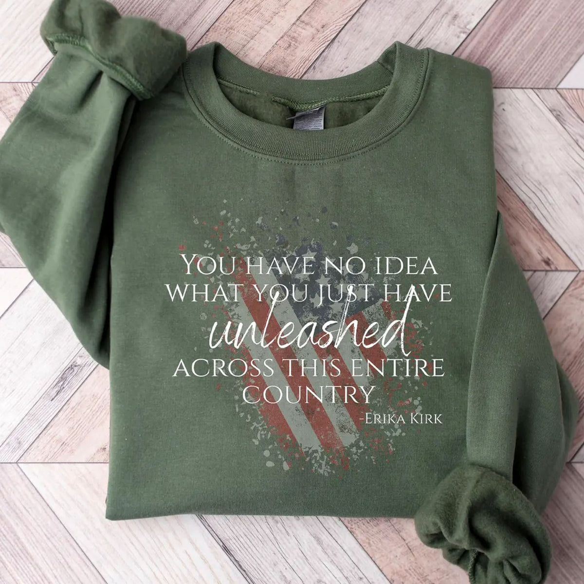 Charlie Kirk Memorial Sweatshirt | Patriotism Faith & God's Merciful Love | Erika Kirk Shirt 683070