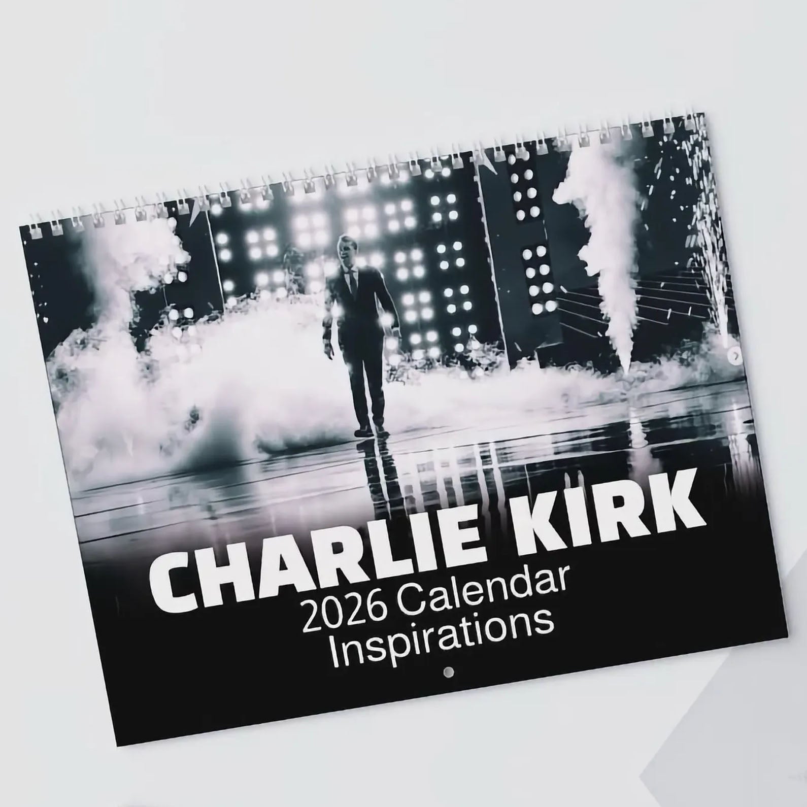 Charlie Kirk Wall Calendar 2026 | Justice Charlie Kirk Memorial Desk Decor 683098