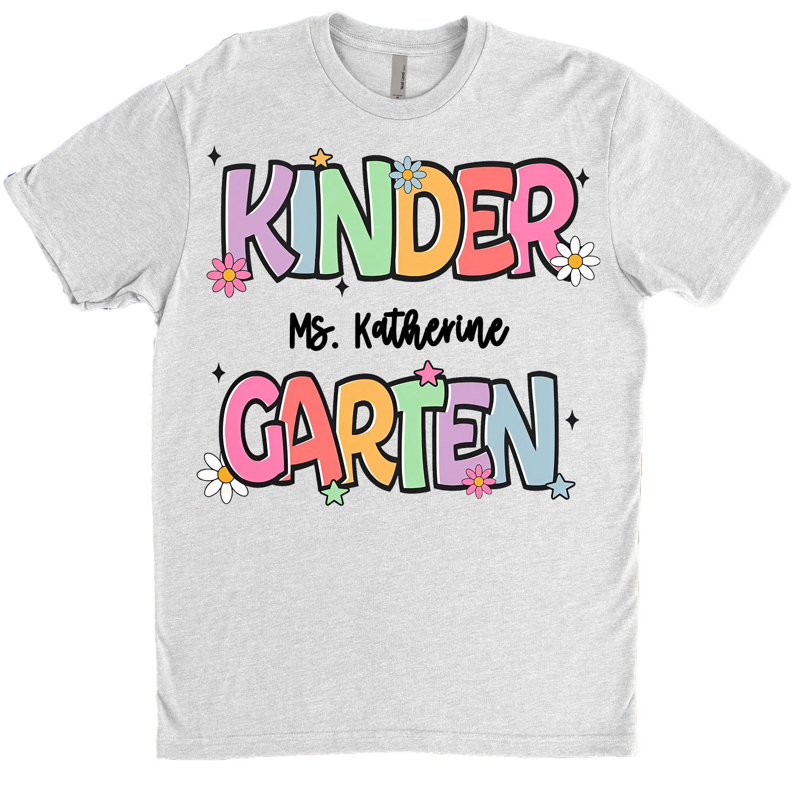 Personalized Kindergarten Teacher T-Shirt | Back to School Tee | Custom Shirt for Teachers 682576