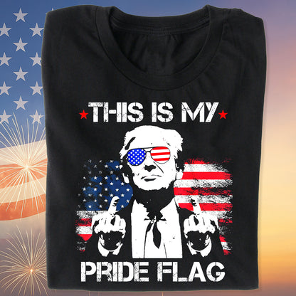This Is My Pride Flag Trump Shirt | Happy 250th Birthday USA | Patriotic 4th Of July Tee | America 250th Anniversary | Independence Day Shirt 682574