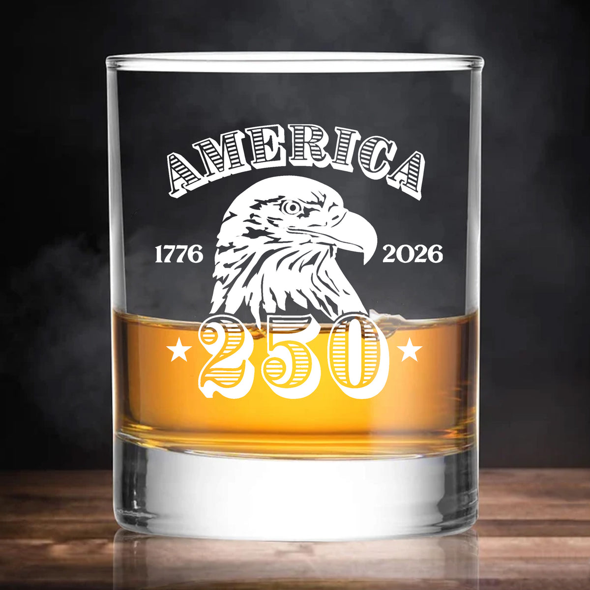 America 250 Years Glass | Happy 250th Birthday USA | Patriotic 4th Of July Glass | America 250th Anniversary | Independence Day Whiskey Glass Beer Glass 682552