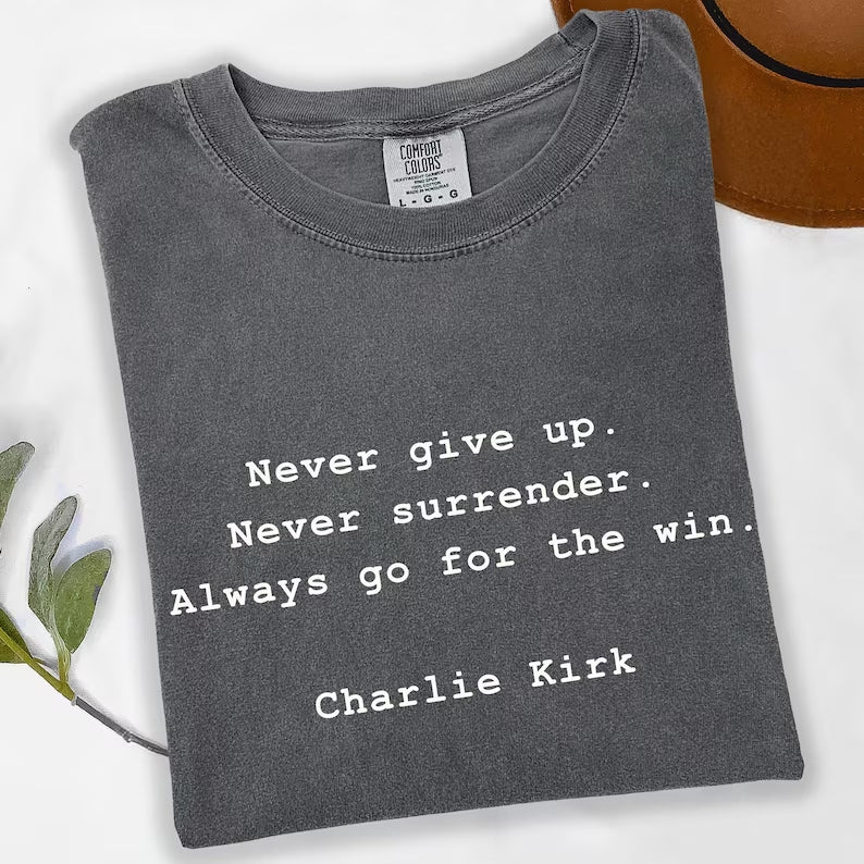 Charlie Kirk Memorial Shirt | Pray for Charlie Kirk Tee | Human Rights Shirt | Honoring a True Patriot | Conservative Free Speech Shirt 682833