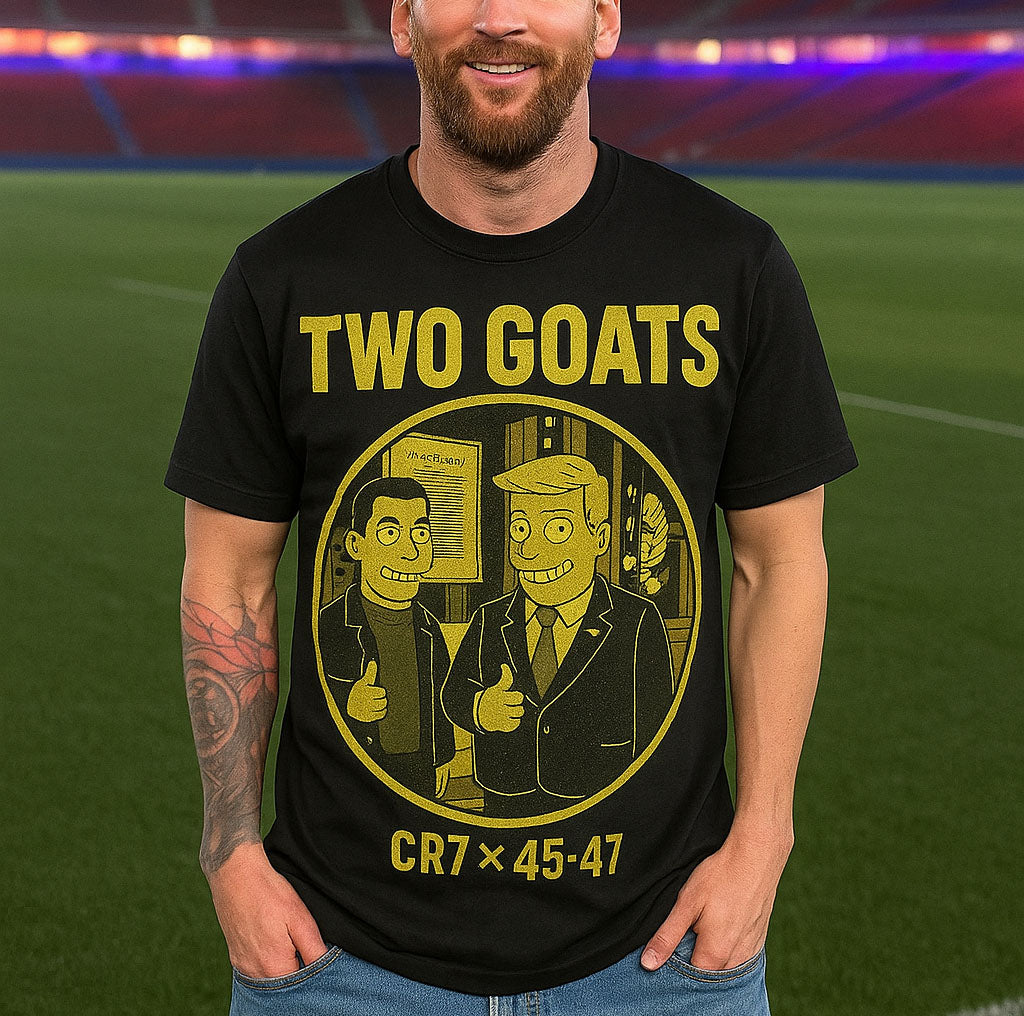 Two Goats CR7 x 45/47 Shirt | Funny Trump CR7 Meme Dark Shirt | Funny Trump Shirt 683742 - GOP