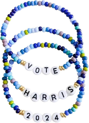 Kamala Harris 2024 Bracelets Merch Kamala Harris Merchandise President Vote Campaign Bracelet for Women Men