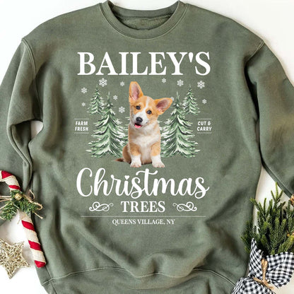 Custom Photo Christmas Sweatshirt, Personalized Shirt Christmas, Sweater For Dog Lovers, Cat Lovers 683225