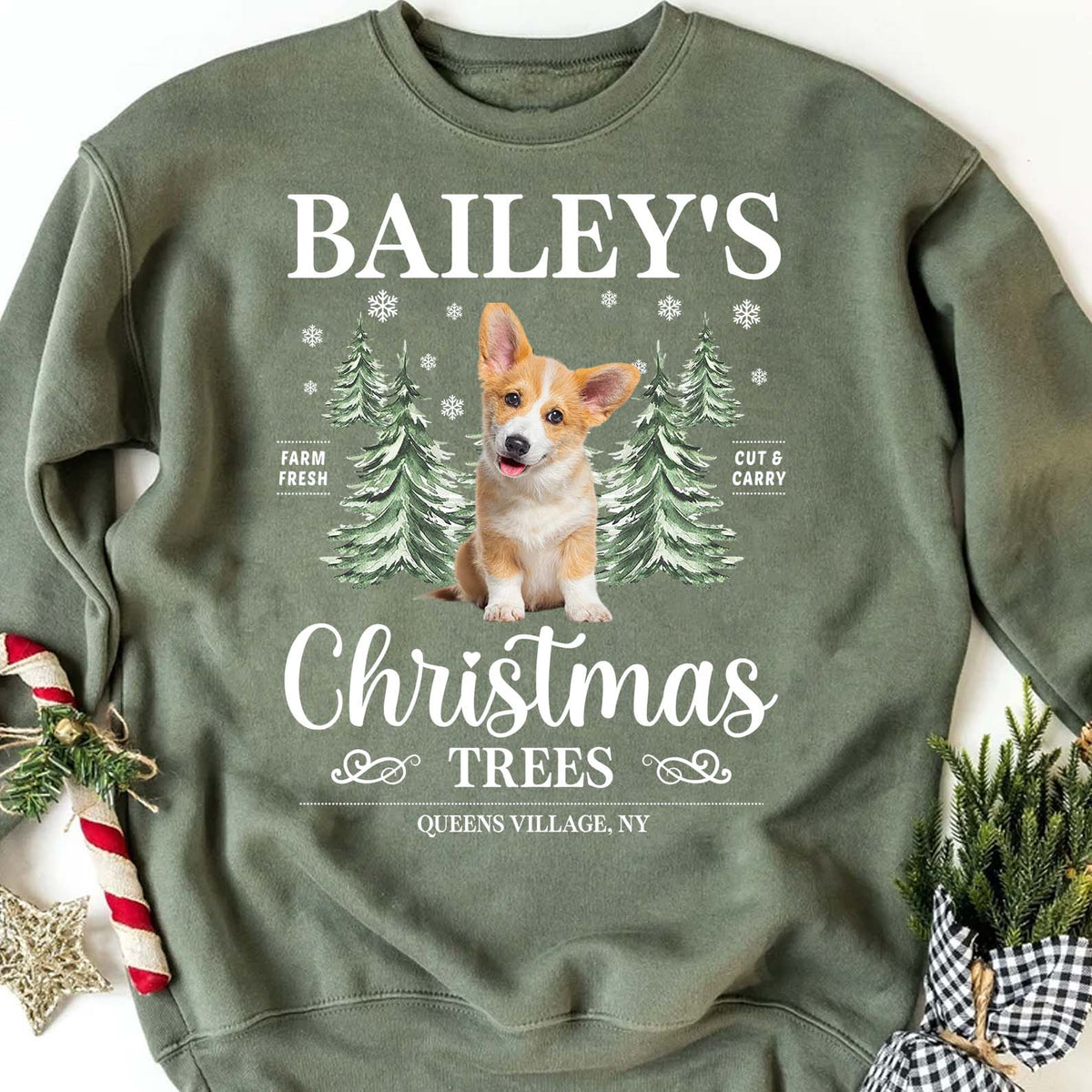 Custom Photo Christmas Sweatshirt, Personalized Shirt Christmas, Sweater For Dog Lovers, Cat Lovers 683225
