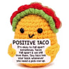 Positive Taco Crochet, Handmade Crochet Taco, Crochet Emotional Support Positive Taco, Gift for Him, Gift For Her 683935