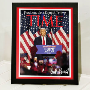 President - Elect Donald Trump Picture Frame, Trump 47th President, Trump Picture Frame 681891 - GOP