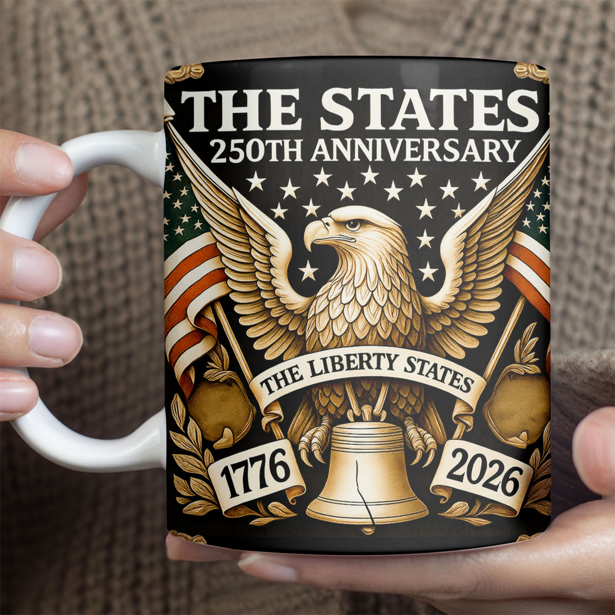 USA 250 Years Anniversary Mug | American Independence 1776-2026 | Patriotic 4th of July White Mug 682736