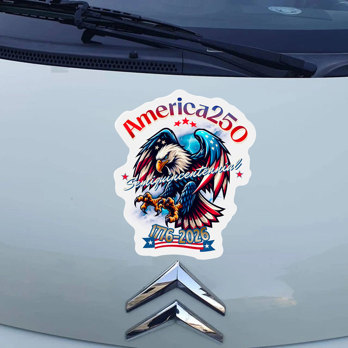 America 250 Years Patriotic Eagle Sticker | Happy 250th Birthday USA | Patriotic 4th of July Sticker | America 250th Anniversary Sticker 682596