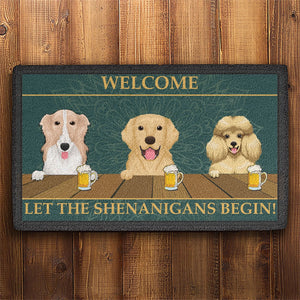 Personalized Dog Welcome Doormat T118