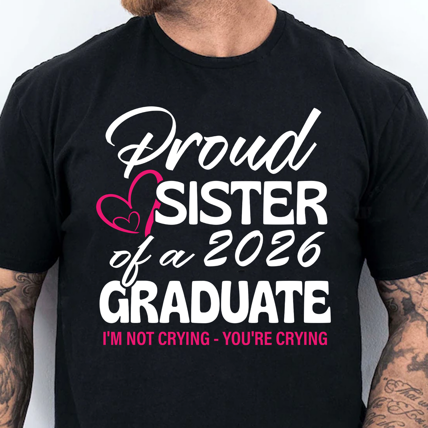 Proud Family Senior 2026 Personalized Custom Graduation Shirt T506V1