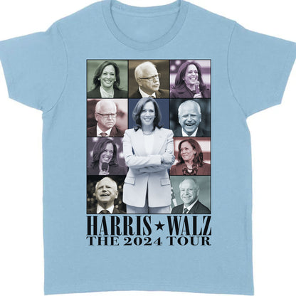 Harris Walz The Eras Tour Shirt | Kamala Harris 2024 Shirt | Tim Walz 2024 Shirt | Democrat Shirt Bright C1461 - KH2
